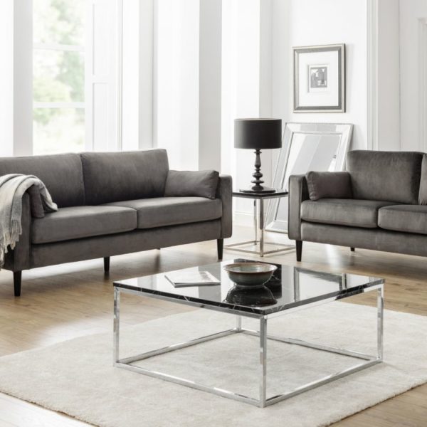 Hayward 3 Seater Velvet Sofa - Image 2