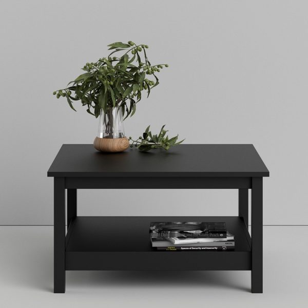 Barcelona Matt Black Coffee Table - Image 2