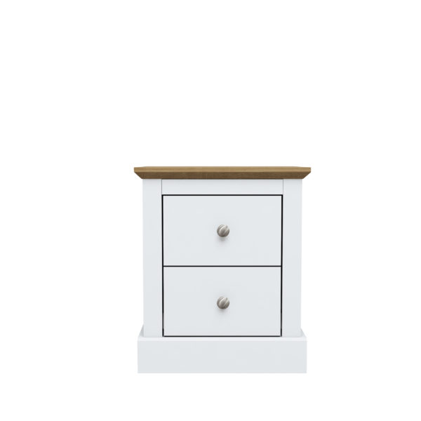 Devon White and Oak Bedroom Trio - Image 4