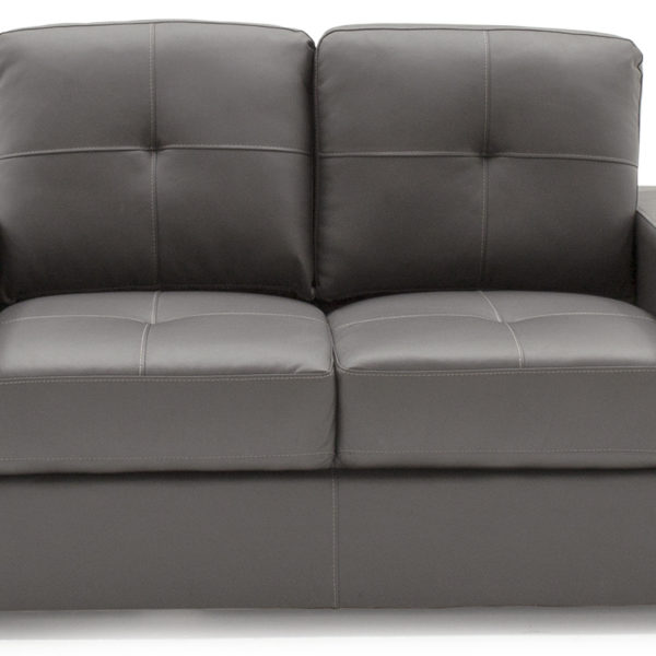 Gemona Black 2 Seat Sofa - Image 2
