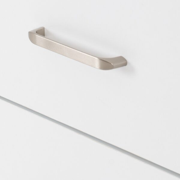 Portland White 2 Drawer Bedside - Image 4