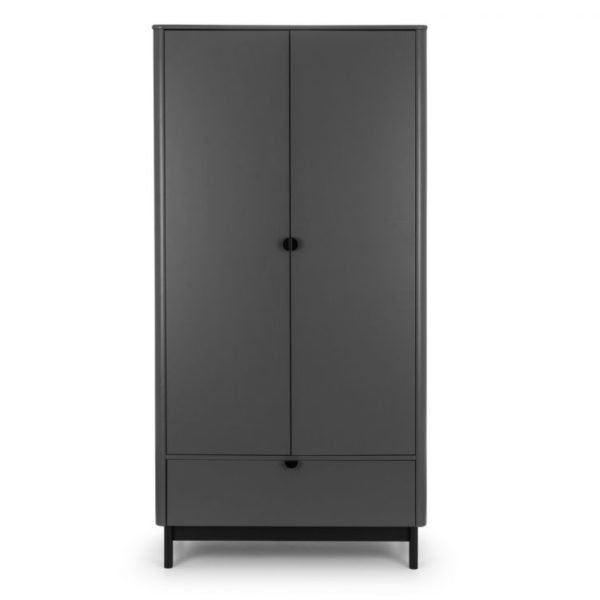 Chloe 2 Door 1 Drawer Wardrobe - Image 3