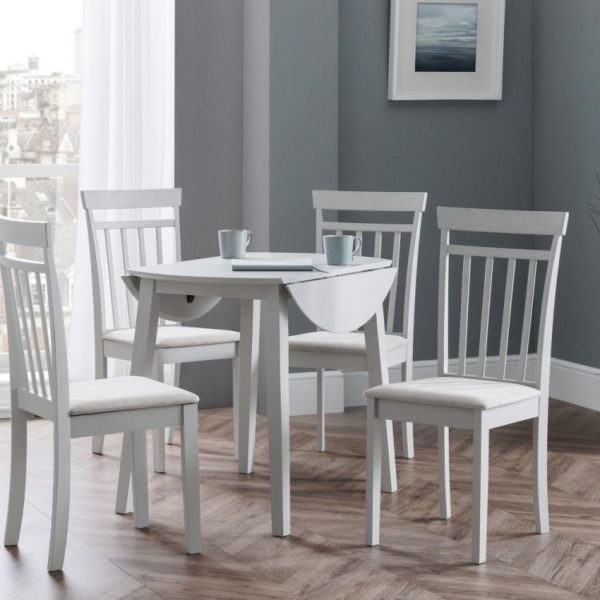 Coast Drop Leaf Dining Table (Grey) - Image 4