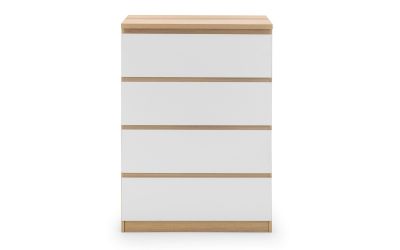 White and best sale oak drawers